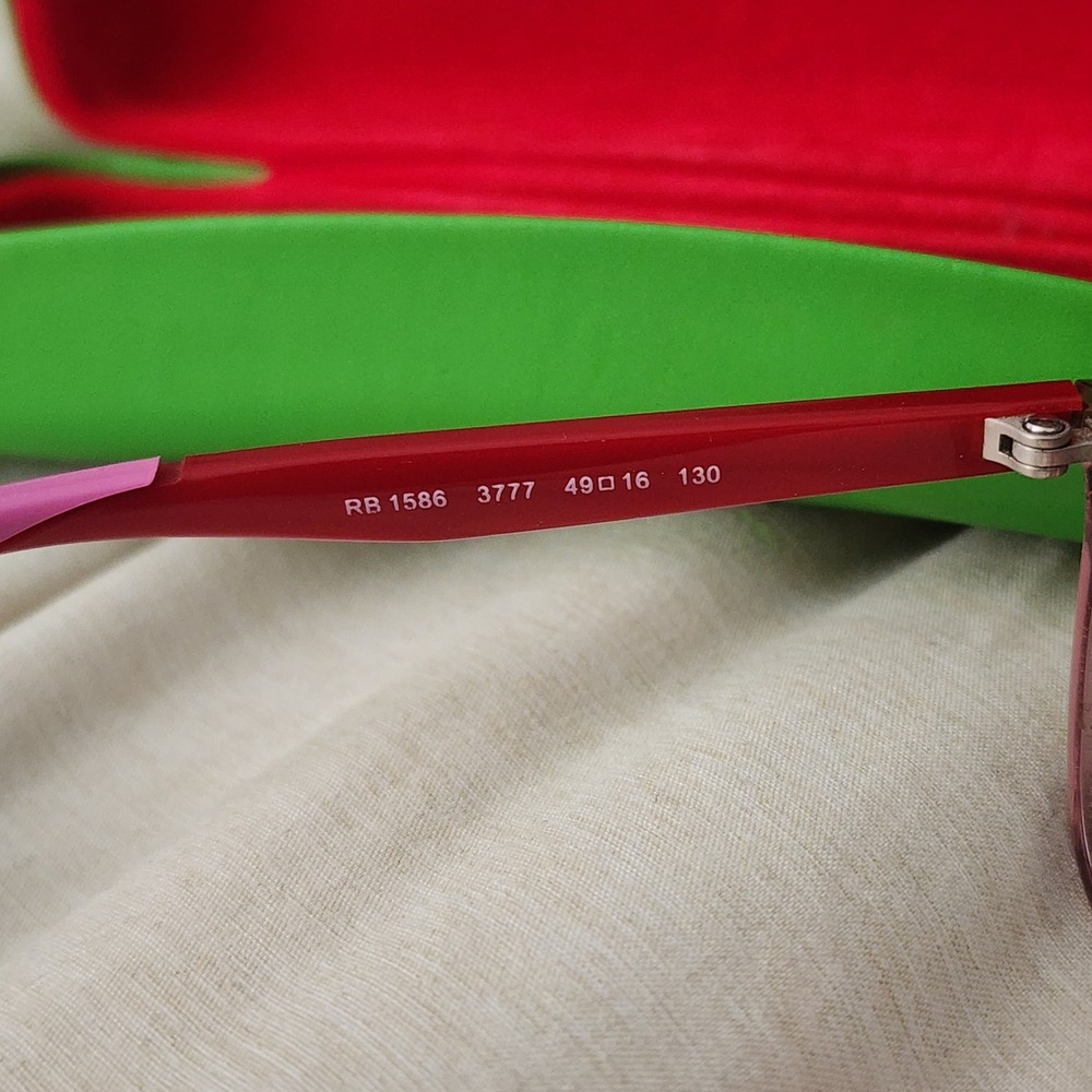 Ray-Ban Eyeglasses Kids 49mm Violet Pink RB1586 3777 Junior Frames Only - Picture 5 of 9